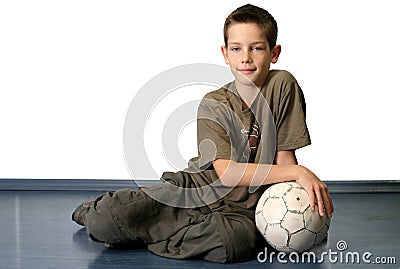 Boy With Soccer Ball