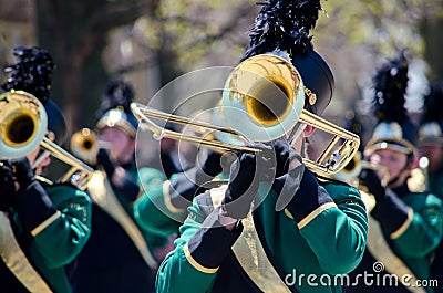 Brass band section