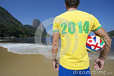 Brazilian Football Player 2014 Shirt International Ball