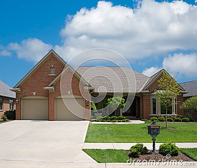 Brick Suburban Home