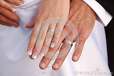 wedding rings bride groom