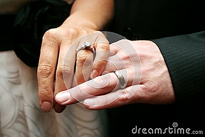 wedding rings bride groom