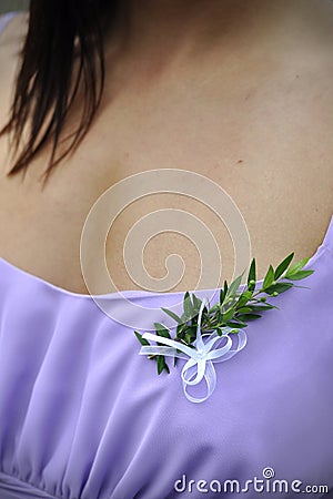 Bridesmaid dress detail