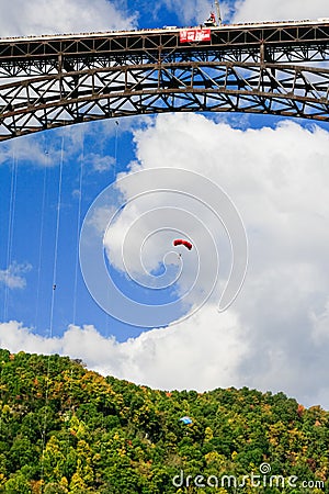 Bridge Day New River Gorge Bridge Base Jumpers