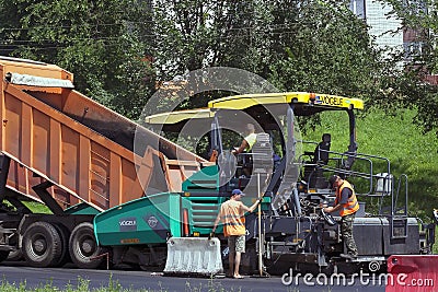 Brigade road repair workers