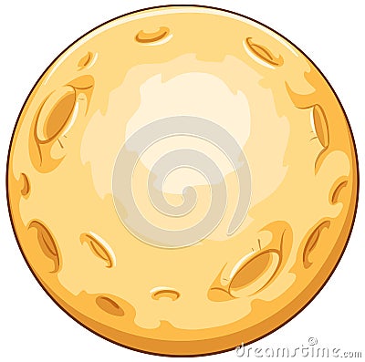 Bright Full Moon Stock Vector - Image: 51517247