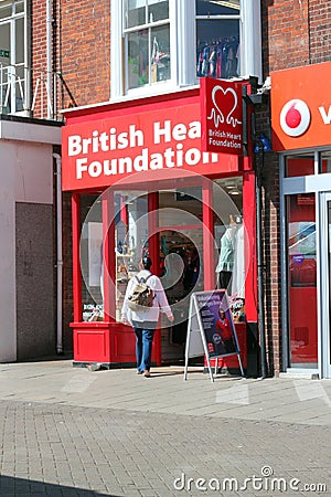 British heart foundation charity store.