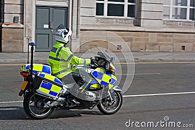 British motorcycle police