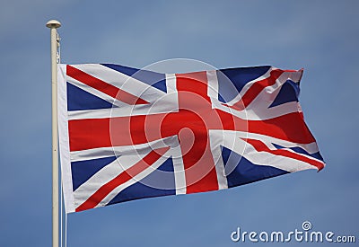 British Union Jack Flag Flying