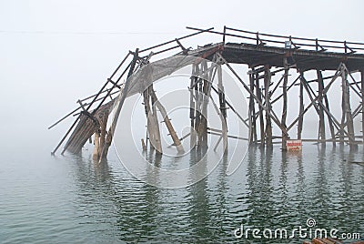 Broken bridge