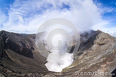 Bromo mount crater