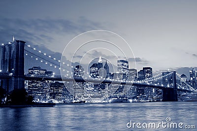 Brooklyn Bridge At Night