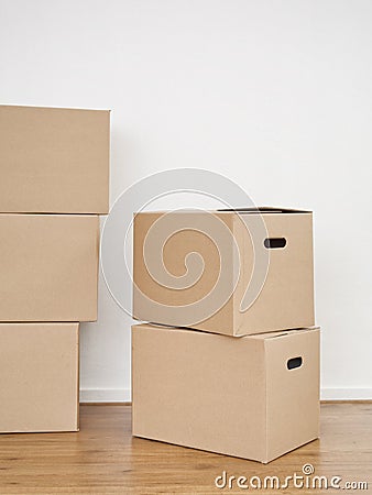 Brown Moving Boxes