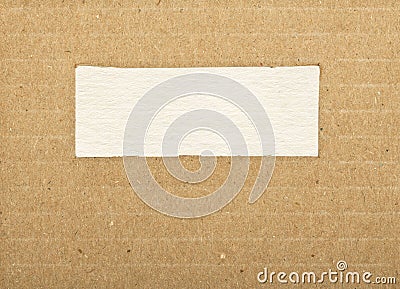 Brown striped cardboard paper texture with copy space