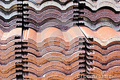 Brown tiles background - for tiling.