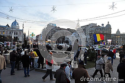 Bucharest Protest - University Square 18