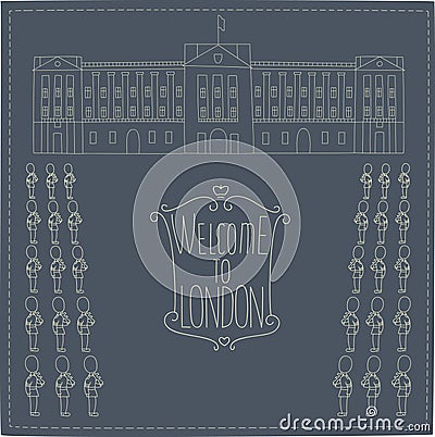 Buckingham Palace. Stock Vector - Image: 62596835