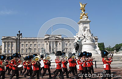 Buckingham Palace and Marching