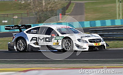 Budapest, Hungary, March 30 - 2014 DTM Mercedes f