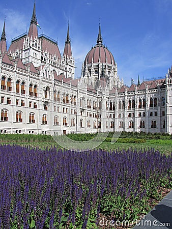 Budapest - Parliament house, detailed view