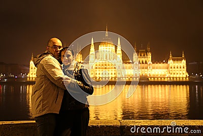 Budapest Traveling Couple