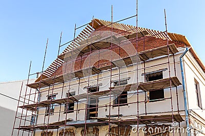 Building renovation facade