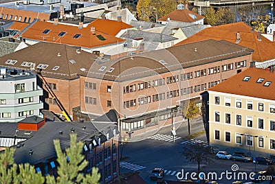Buildings in halden, police station