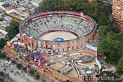 Bullfight Arena in Bogota Colombia