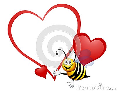 Bumble Bee Valentine Clip Art