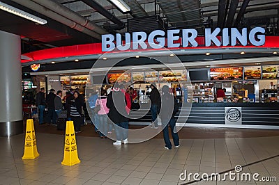 Burger King at Schiphol Airport