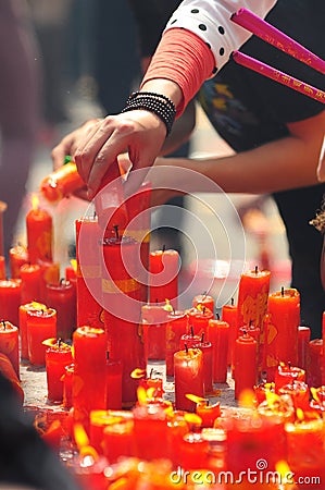 Candles and Incense