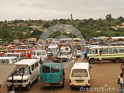 Bus station, Ghana, Africa