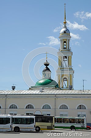 Bus station of Kolomna city