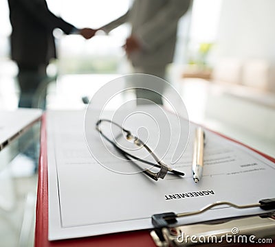 Business agreement document