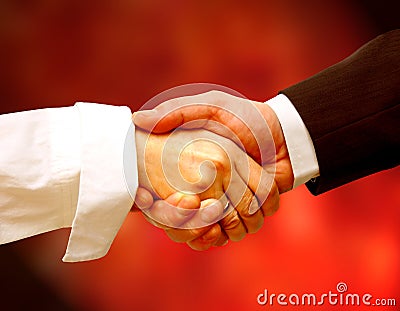 Business handshake