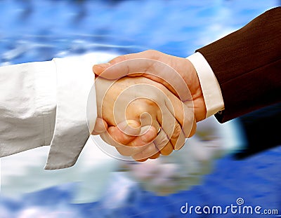 Business handshake