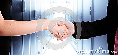 Business handshake