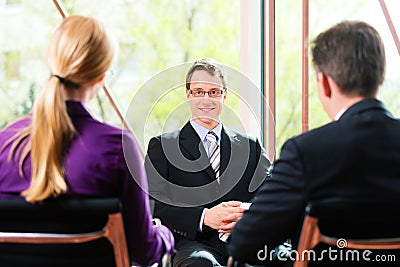 Business - Job Interview with HR and applicant