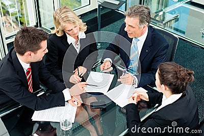 Business - meeting in an office