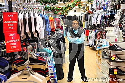 Manager in retail store