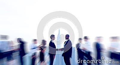 Business People Handshake Deal Agreement