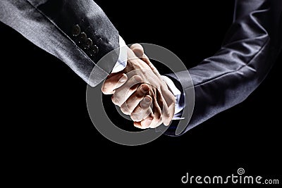 Business people shaking hands