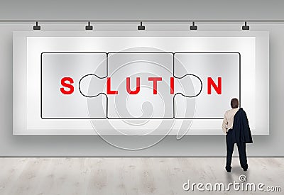 Business solutions advertisement