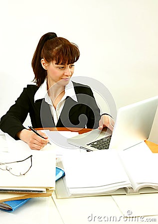 Business woman in office