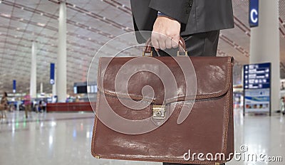 Businessman at the airport