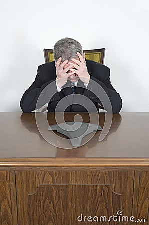 Businessman Stress Conference Telephone