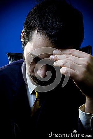 Businessman Under Stress