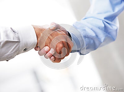 Businessmen shaking hands