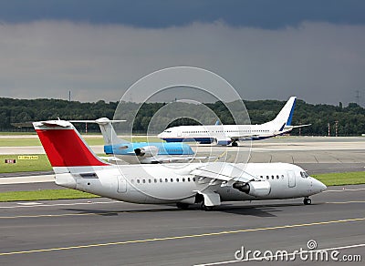 Busy airport