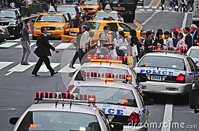 Busy New York Streets